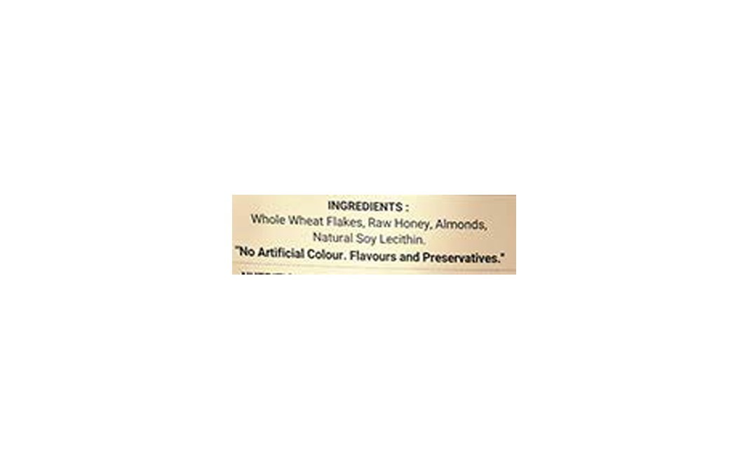 True Elements Wheat Flakes with Honey and Almonds   Pack  400 grams